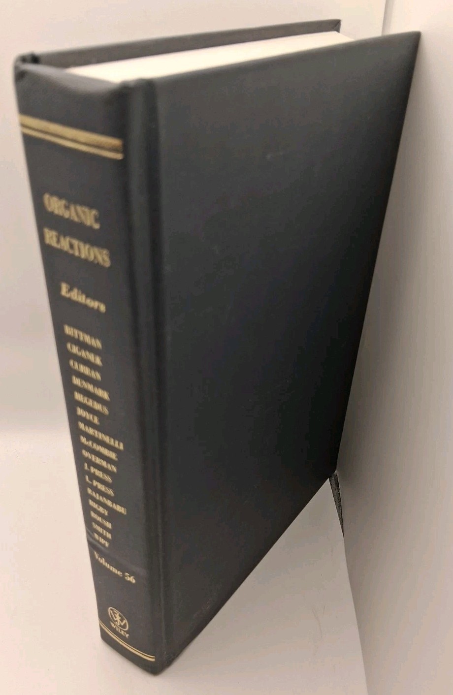 Organic Reactions, Volume 56 Hardcover Larry E. Overman