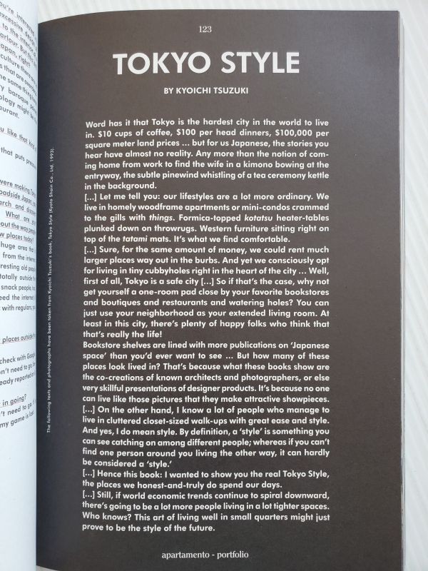 Apartamento magazine #20 Lawrence Weiner Kyoichi Tsuzuki TOKYO STYLE Gay Talese