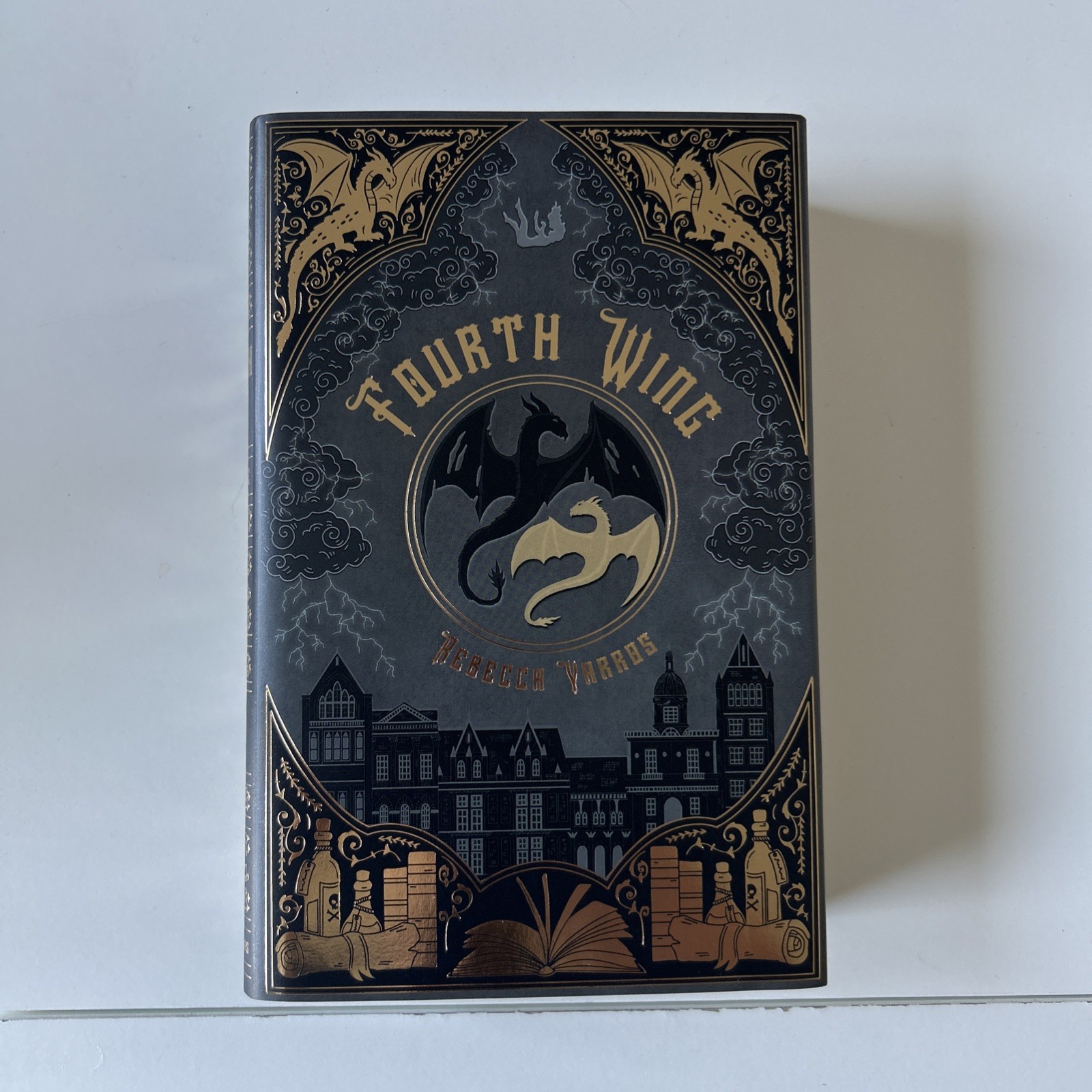 Fourth Wing Lilac Libraries Exclusive Edition Rebecca Yarros Hardcover Book
