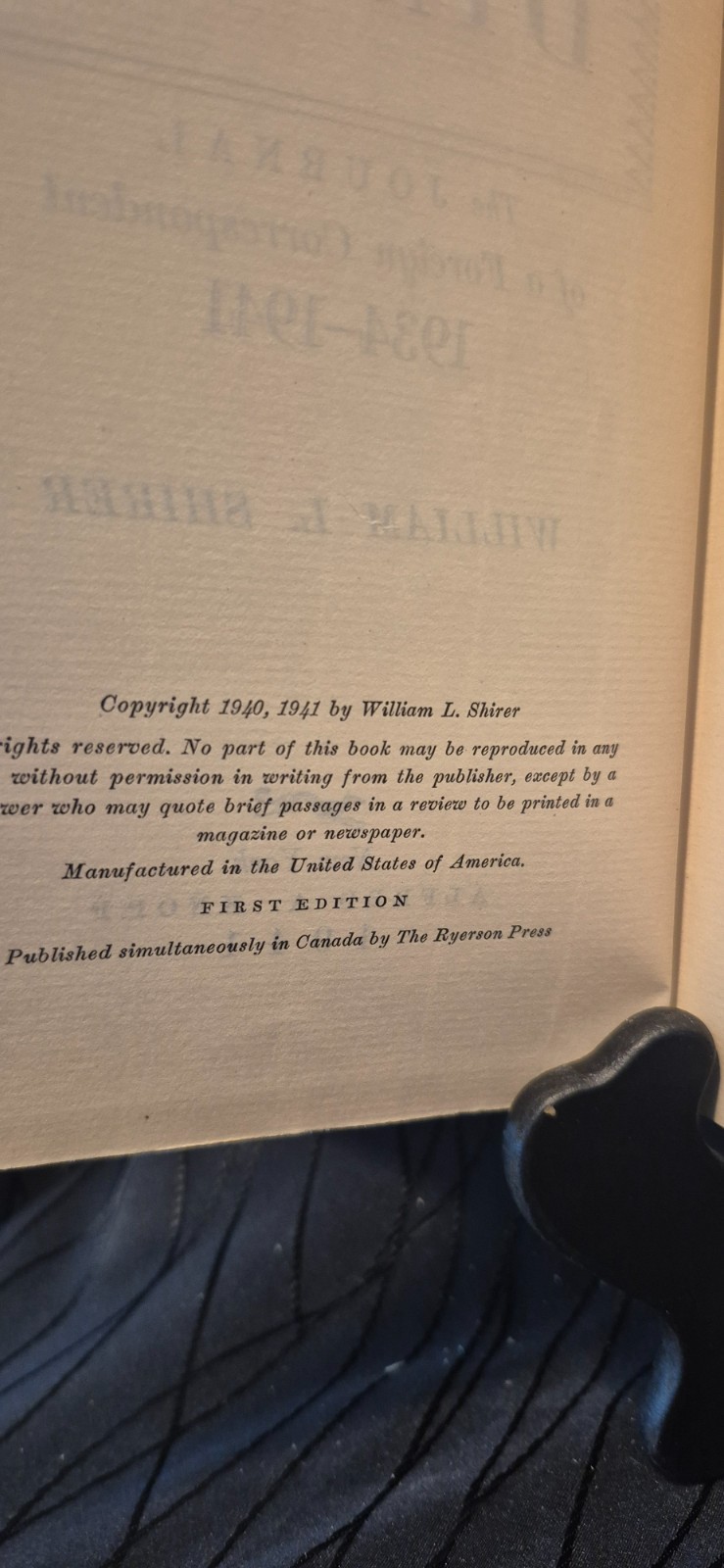 Berlin Diary: The Journal of a Foreign Correspondent, 1934–1941