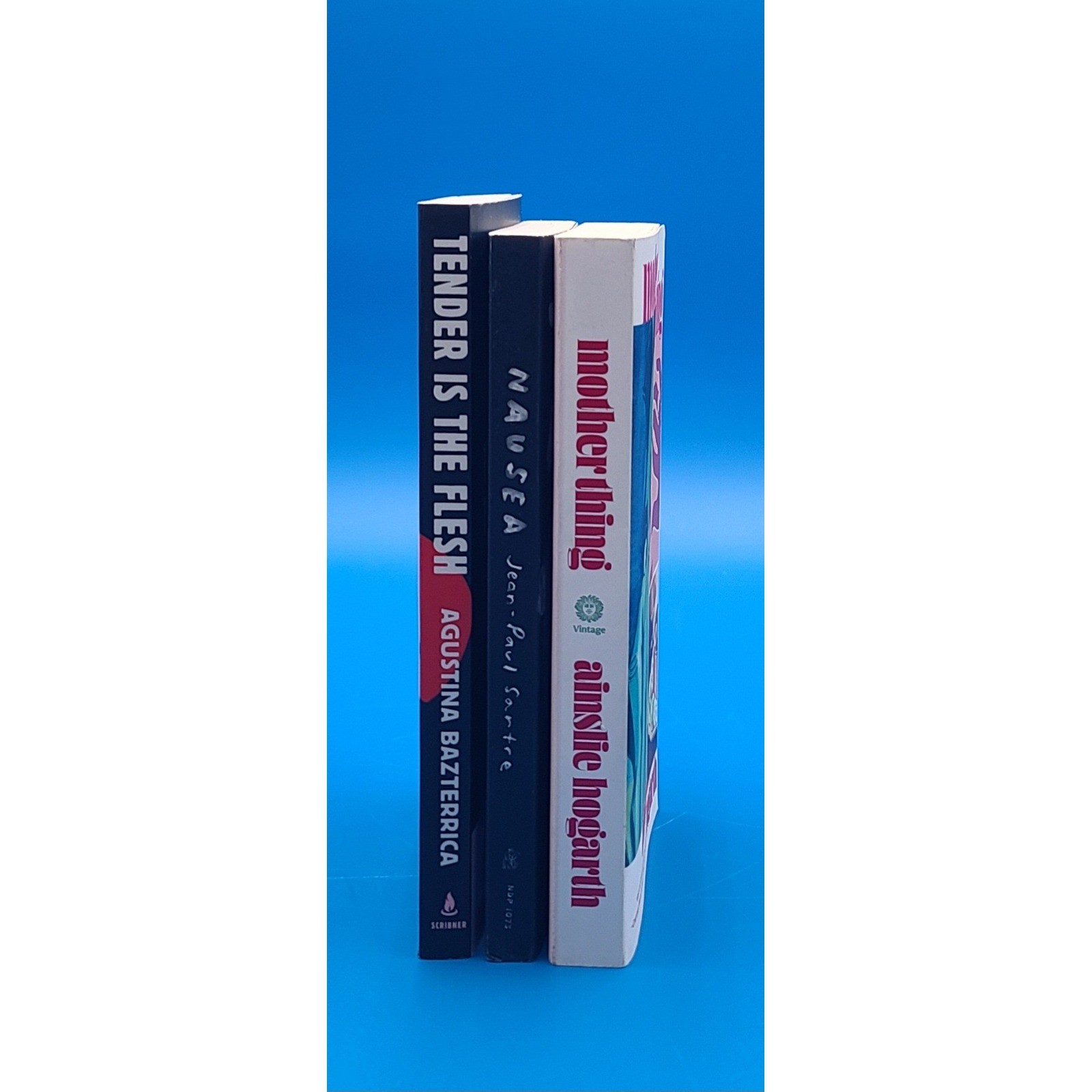 Horror & Philosophy Book Lot Tender Is the Flesh Motherthing Nausea Sartre 3pk