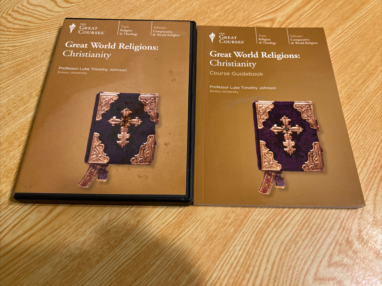 The Great Courses: Great World Religions: Christianity 2 DVD’s & Book