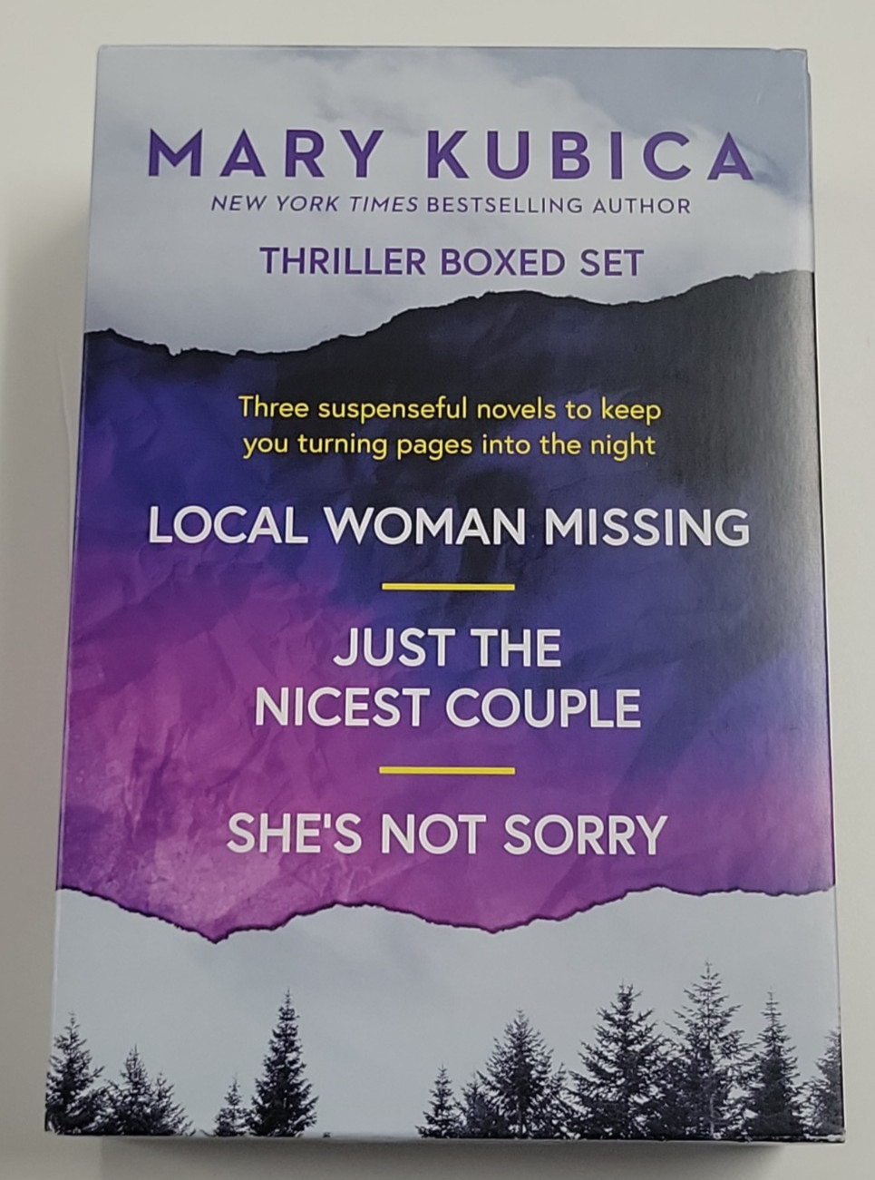 Mary Kubica Thriller Boxed Set HC Local Woman-Just the Nicest-She&rsquo;s Not Sorry