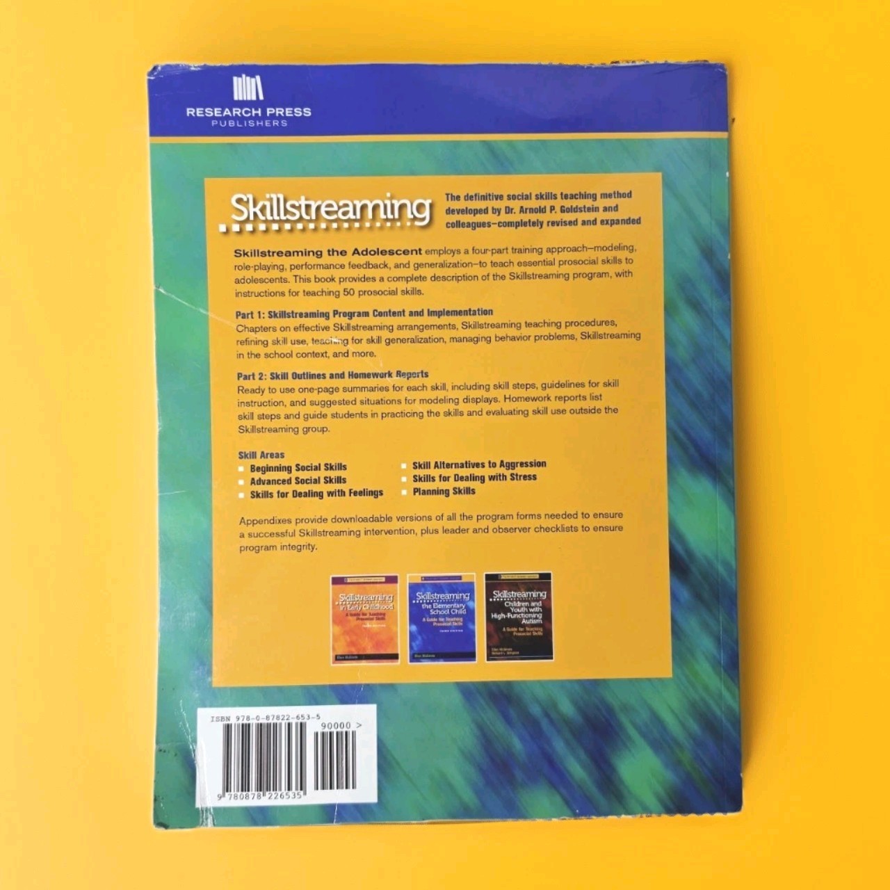 Skillstreaming the Adolescent: A Guide for Teaching Prosocial Skills, 3rd Ed…