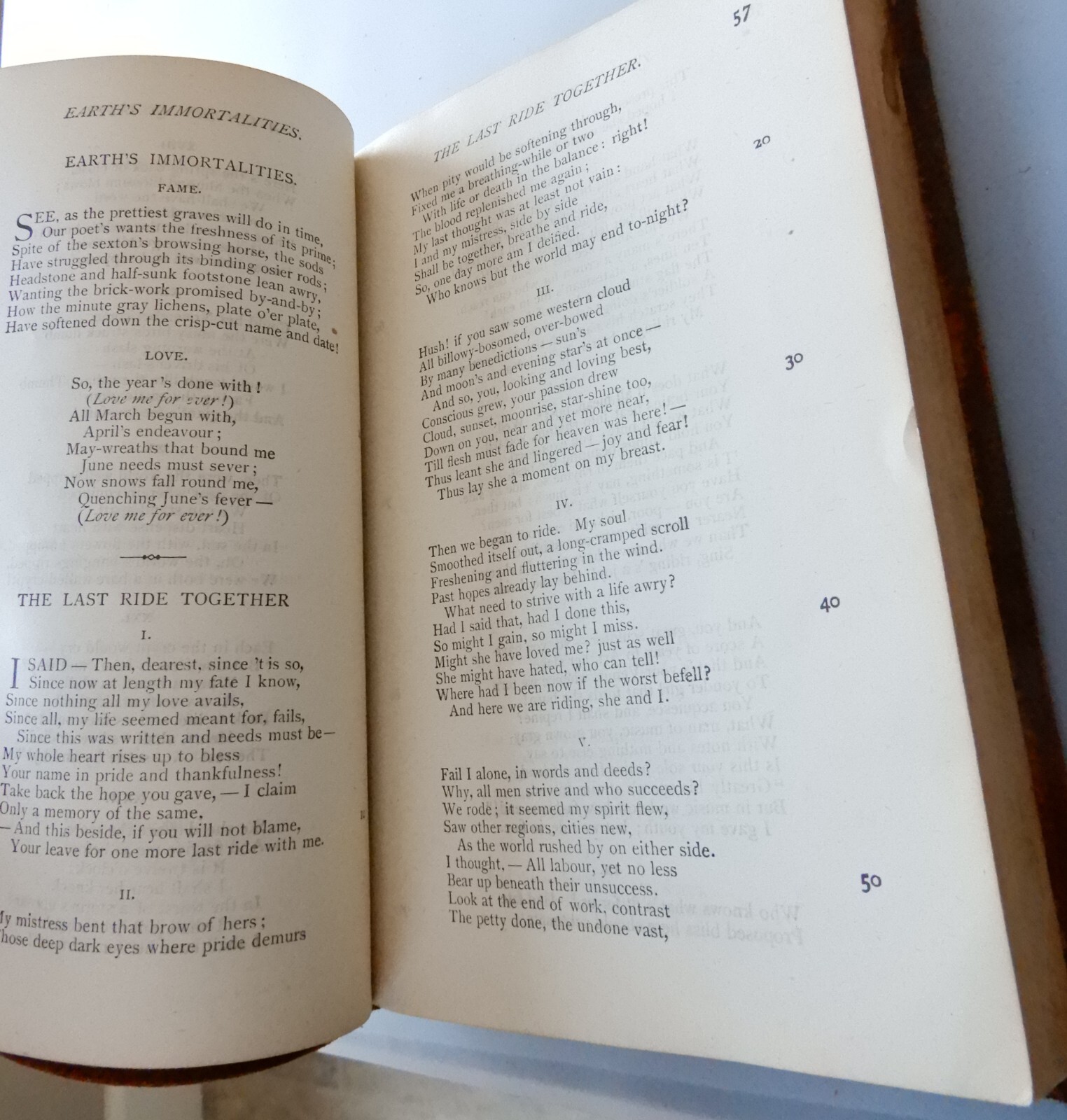ROBERT BROWNING’S POEMS printed 1896, 512 pages – all pages are intact