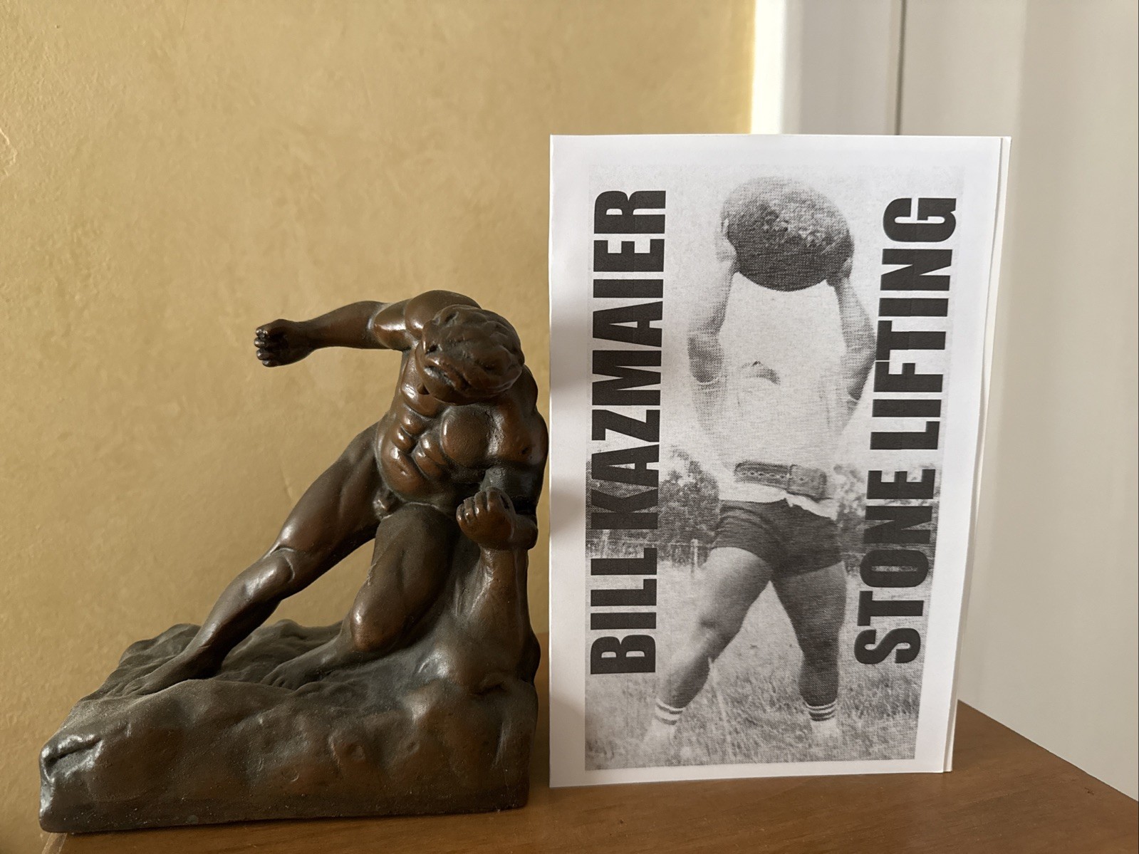 Powerlifting Bodybuilding Bill Kazmaier Stone Lifting Very Rare Booklet 2018