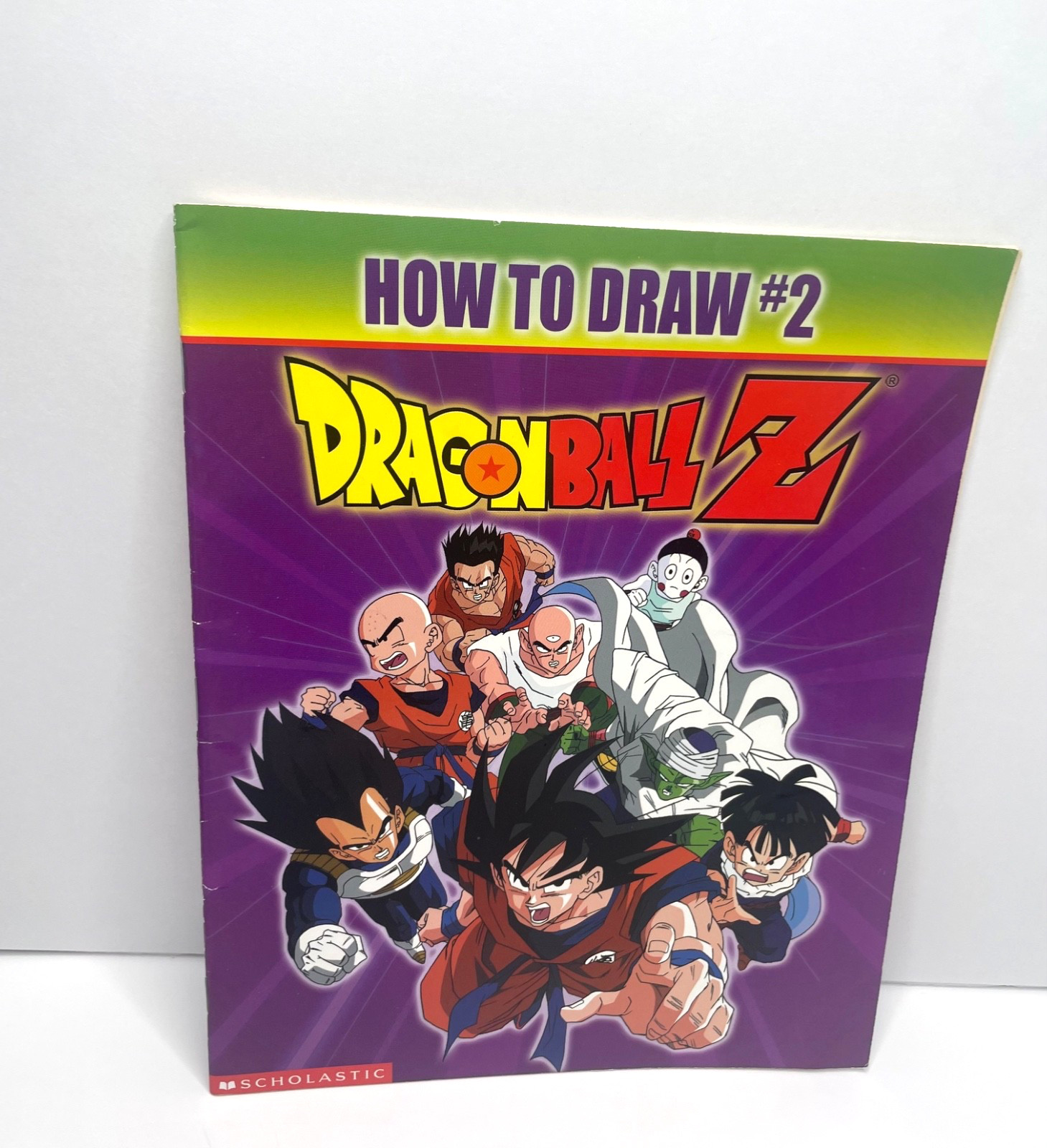 SCHOLASTIC HOW TO DRAW #2 DRAGONBALL Z PAPERBACK BOOK 32 PAGES