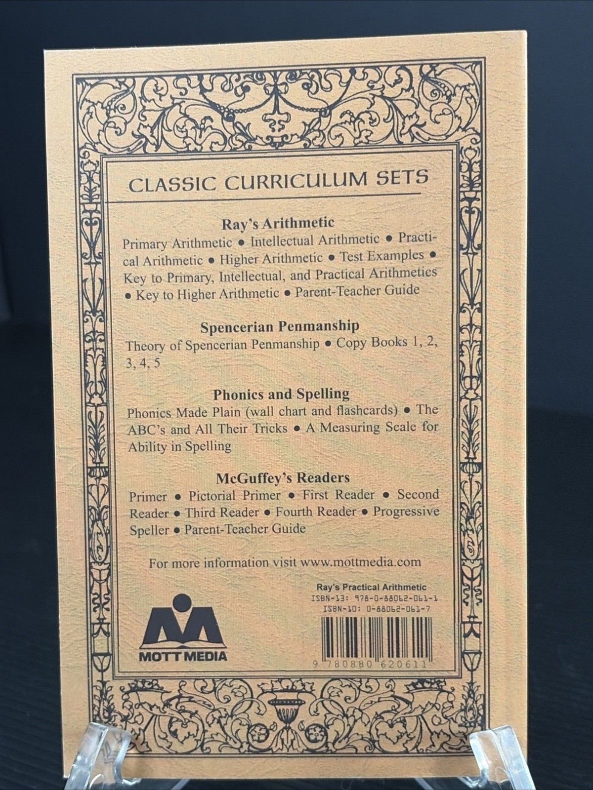 Ray’s New Practical Arithmetic By Joseph Ray PB Mott Media 1985