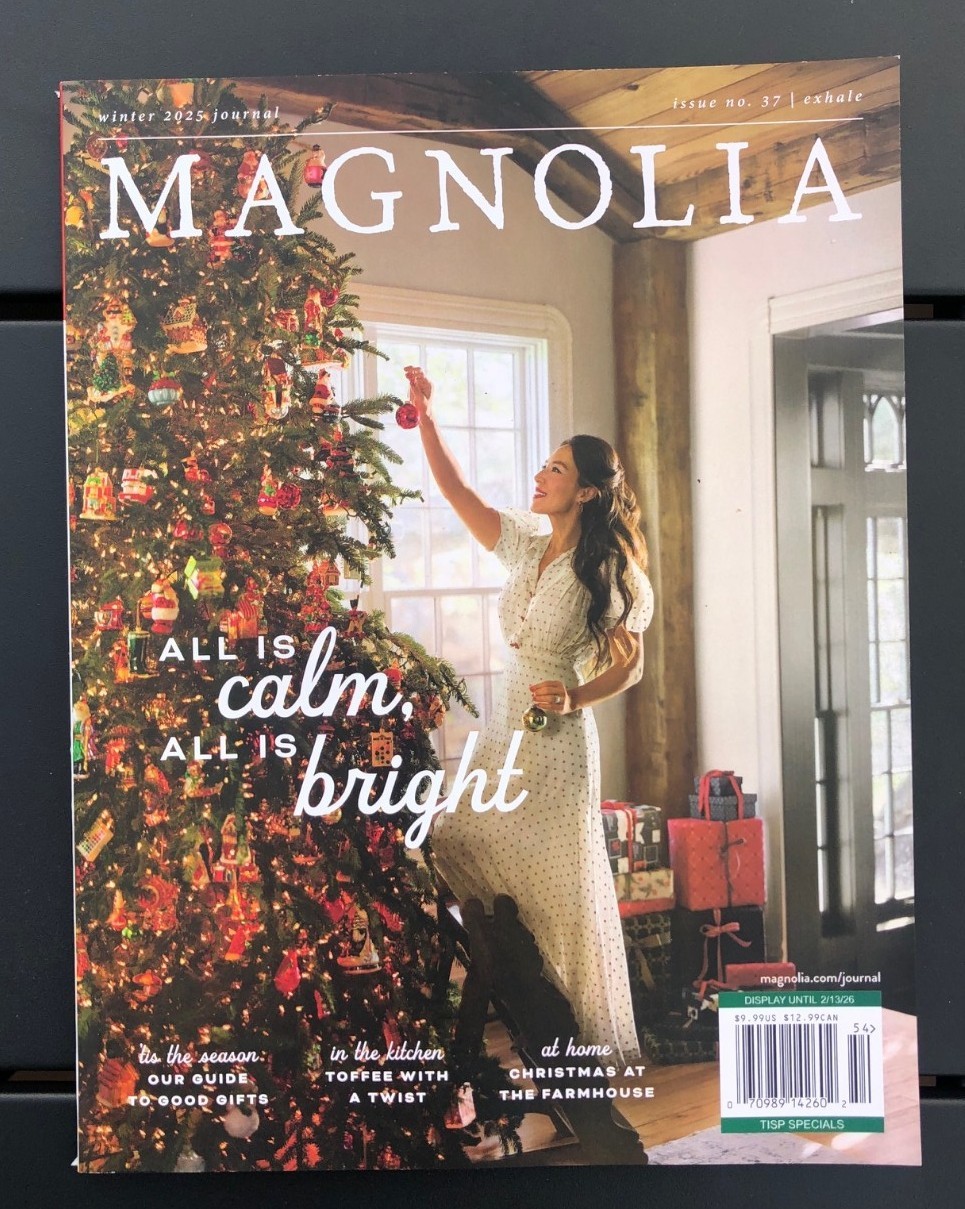 MAGNOLIA JOURNAL FEBRUARY 2026 homes country cottage vintage market Decor