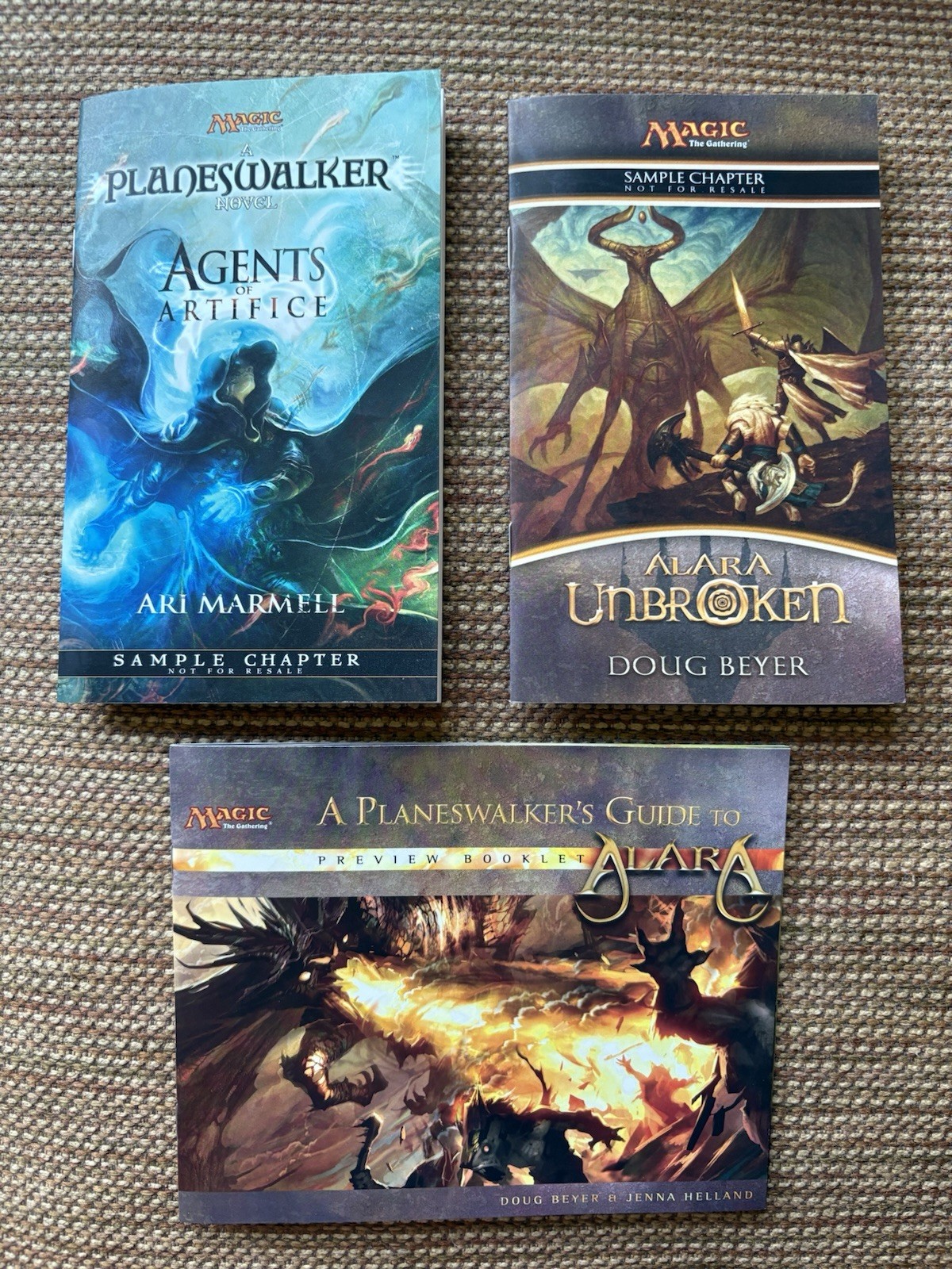 Magic The Gathering: Sample Chapters & Preview Booklet (Great Condition)