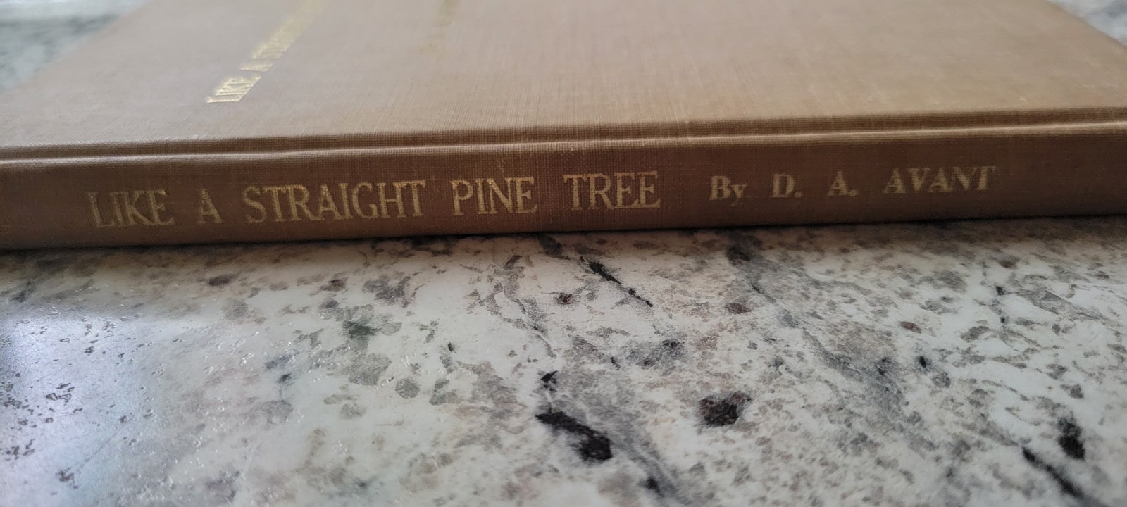 D. A. Avant Like a Straight Pine Tree Limited Edition Poetry Hardcover 1971