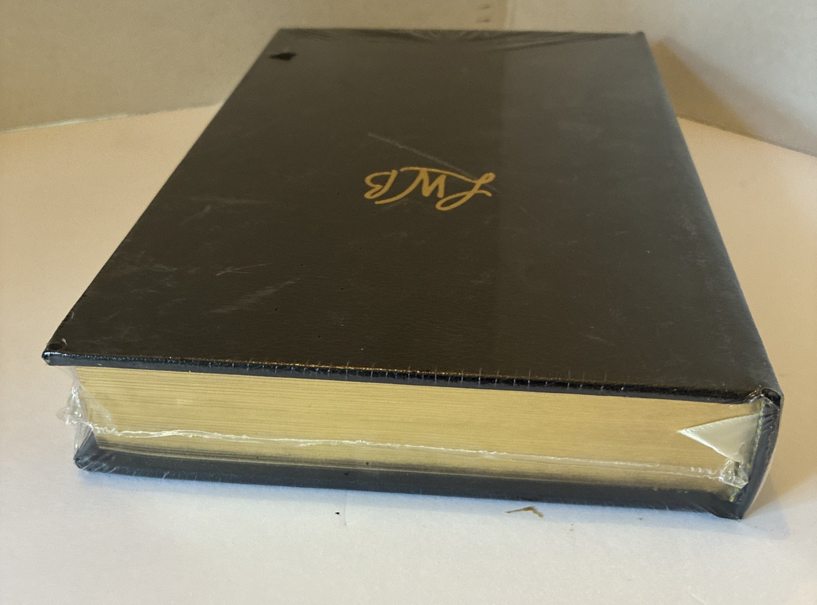 FIRST LADY LAURA BUSH SIGNED – SPOKEN FROM THE HEART LIMITED LEATHER EDITION NEW