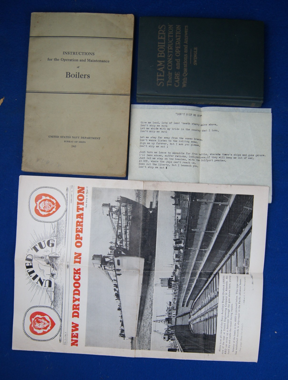 Steam Boilers Construction Care Operation Swingle+ Us Navy Instruction Of Boiler
