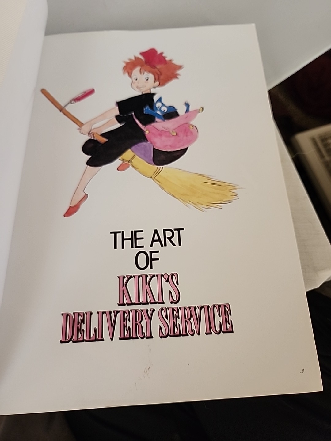 The Art of Kiki’s Delivery Service Ghibli Japan 1996 1st ED Art Book w Jacket SC