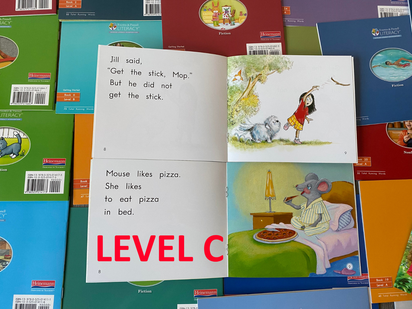 Fountas & Pinnell LLI Orange System Complete Set 1-110 Color Readers Level A-E