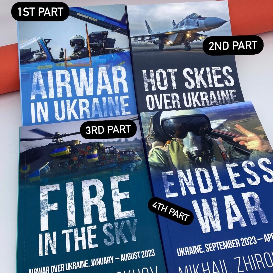 SET Book AIRWAR IN UKRAINE , aviation war, Ukraine war, Pilot, su27,mig29,