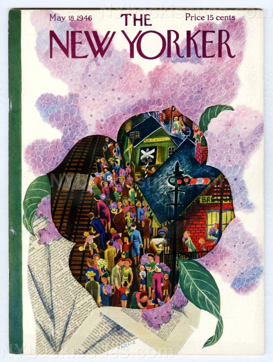 New Yorker magazine May 18 1946 Hollis Alpert Geoffrey T Hellman John Hersey