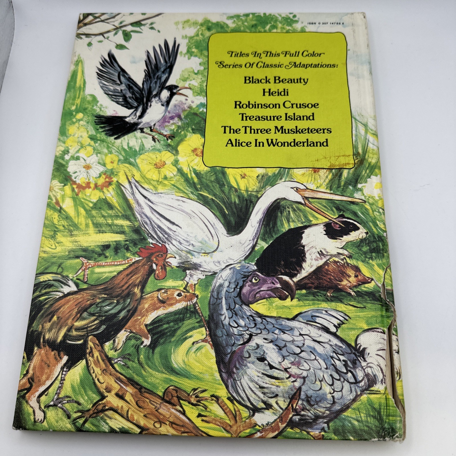 Vintage A Golden Book ~ LEWIS CARROLL&rsquo;S ALICE IN WONDERLAND 1976
