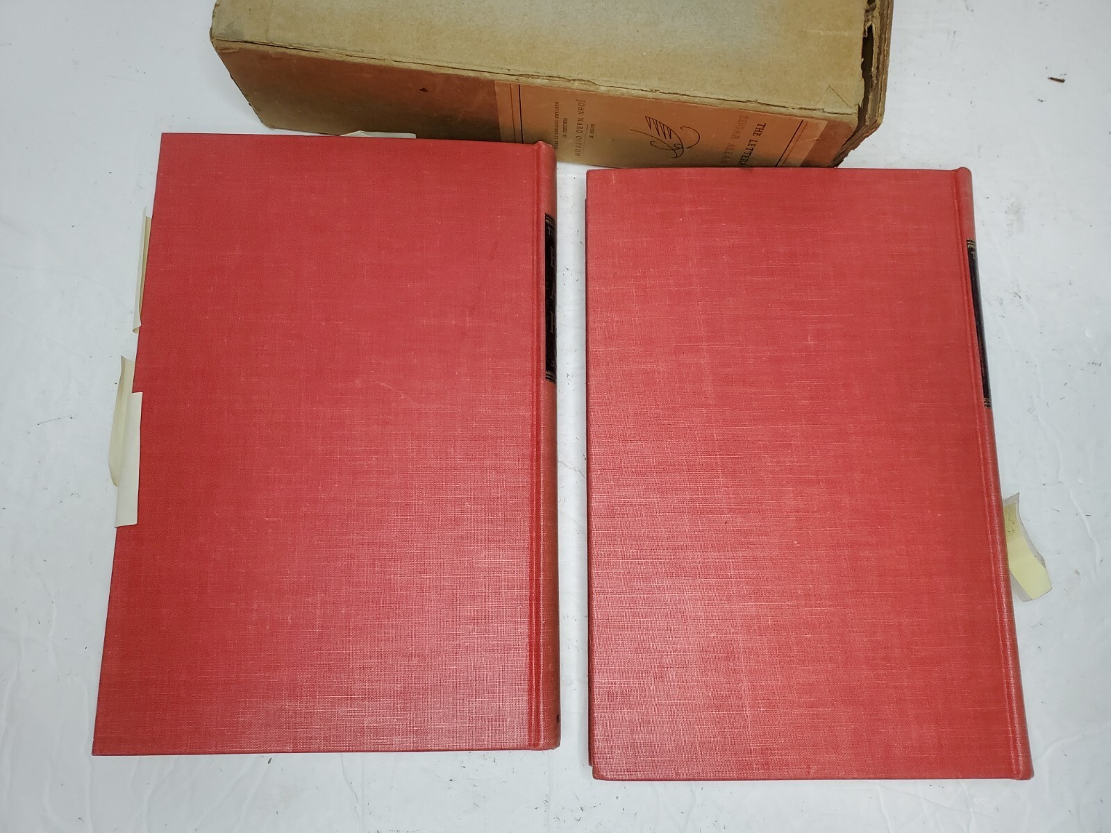The Letters of Edgar Allan Poe 2 Volume Set Harvard Press w/Slipcase 1948 – READ