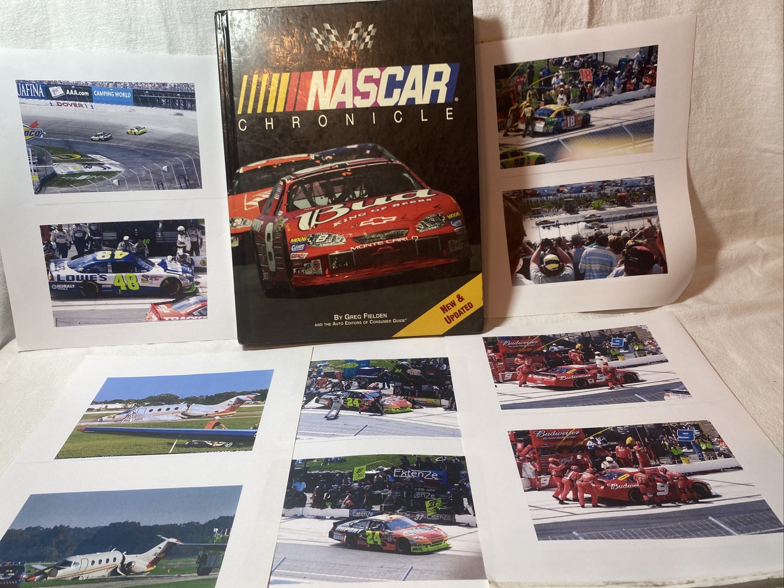 Nascar Chronicle Hardcover By Greg Fielden Racing Book 496 Pages
