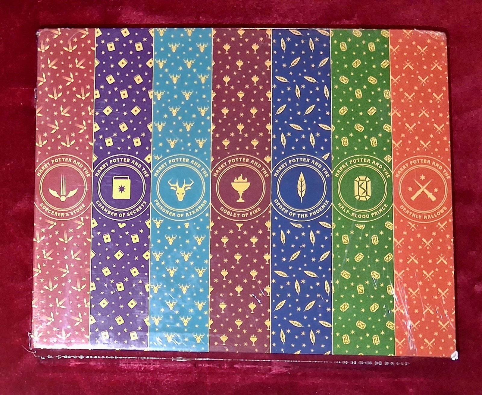 Harry Potter Box Set Paperback Stenciled Edges NEW and SEALED JK Rowling Fantasy