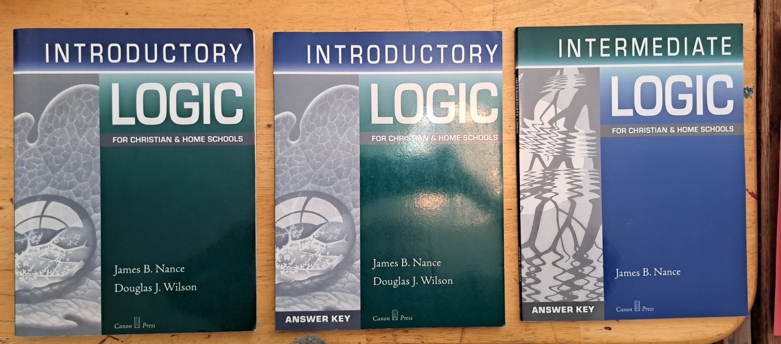 Lot 3 Introductory Logic Set: Answers Student Text Christian homeschool by Nance