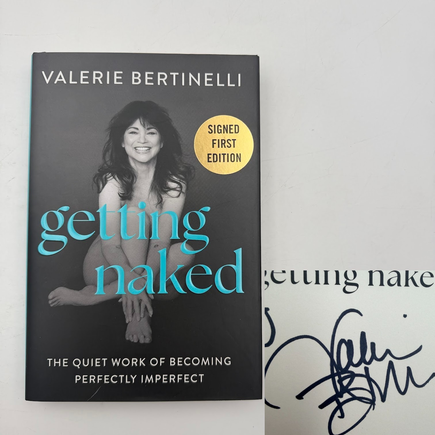 Getting Naked by Valerie Bertinelli « The Quiet Work » 2026 Signed 1st Edition