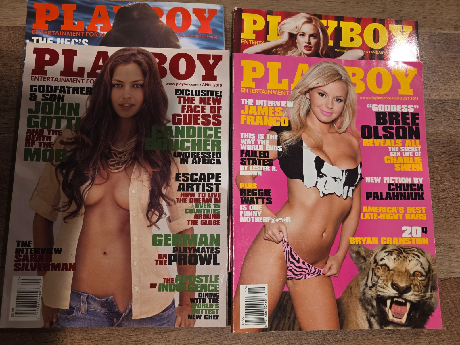 Lot of 4 2010s Playboys