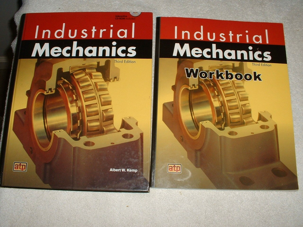 ATP Industrial Mechanics Textbook 3rd Edition w/CD-ROM & Workbook Albert W. Kemp