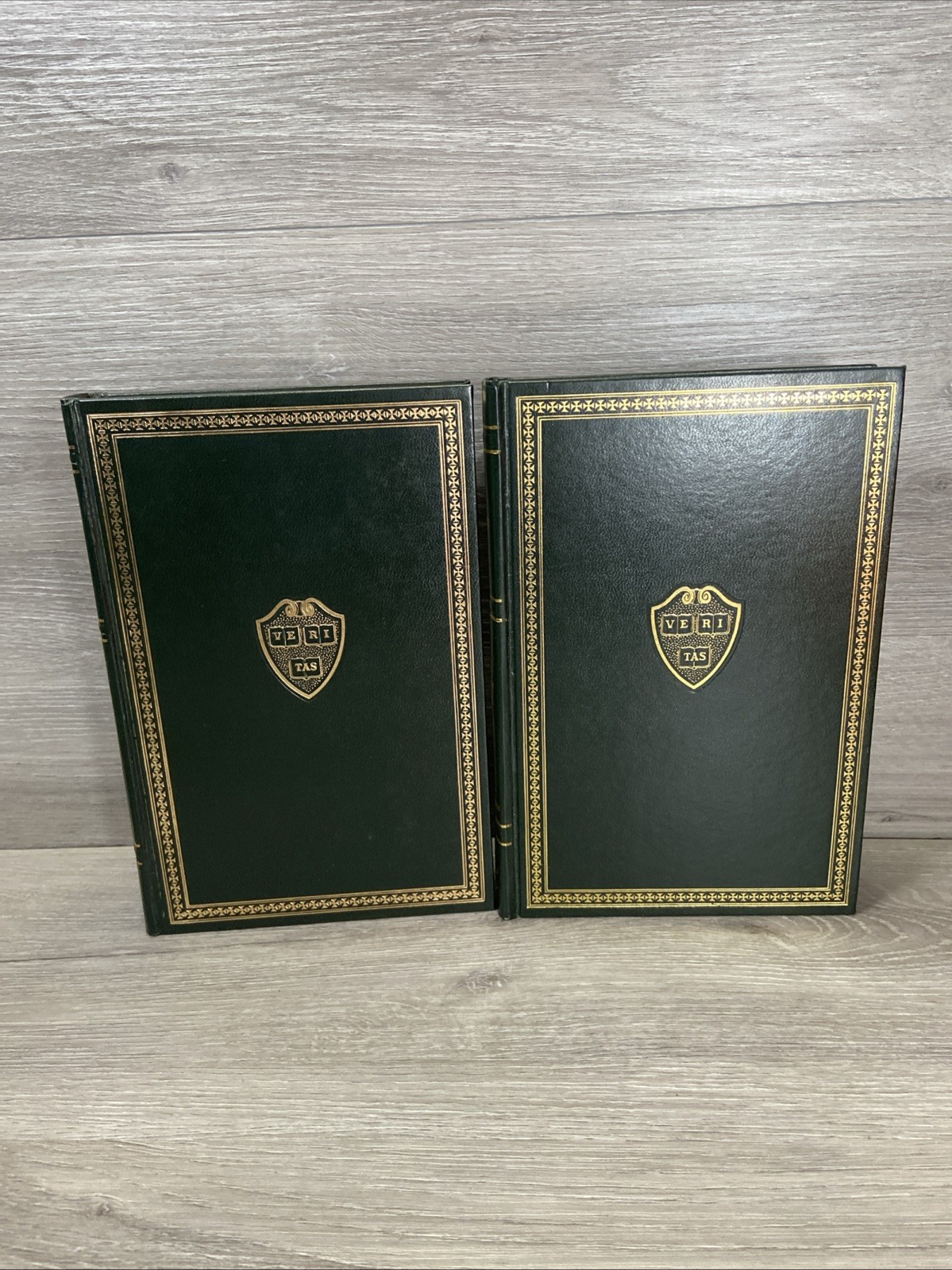 Plato and Plutarch The Harvard Classics 1969 Edition HC Hunter Green Gold Trim