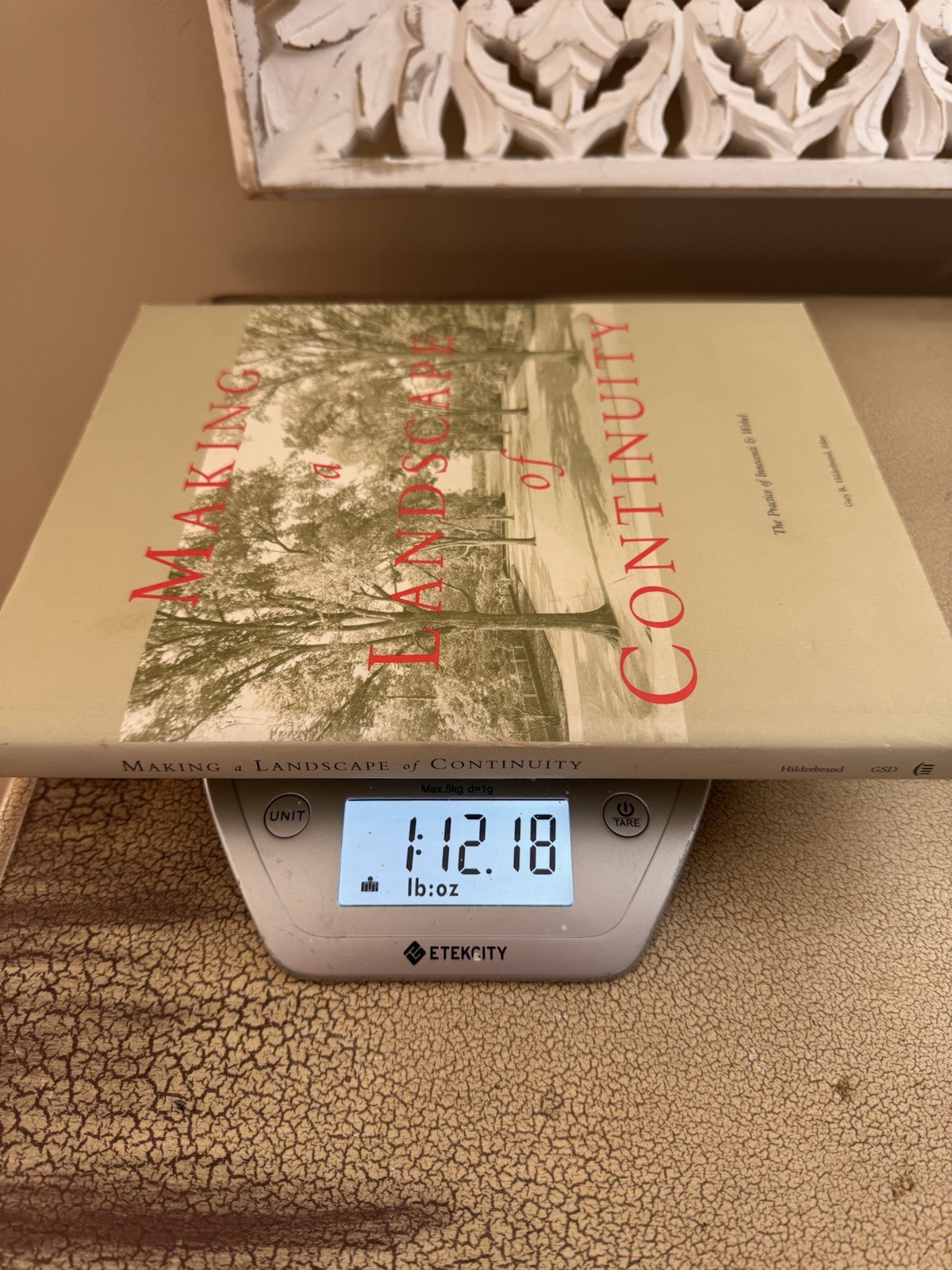Making a Landscape of Continuity Innocenti & Webel HC 1997 Architecture Art