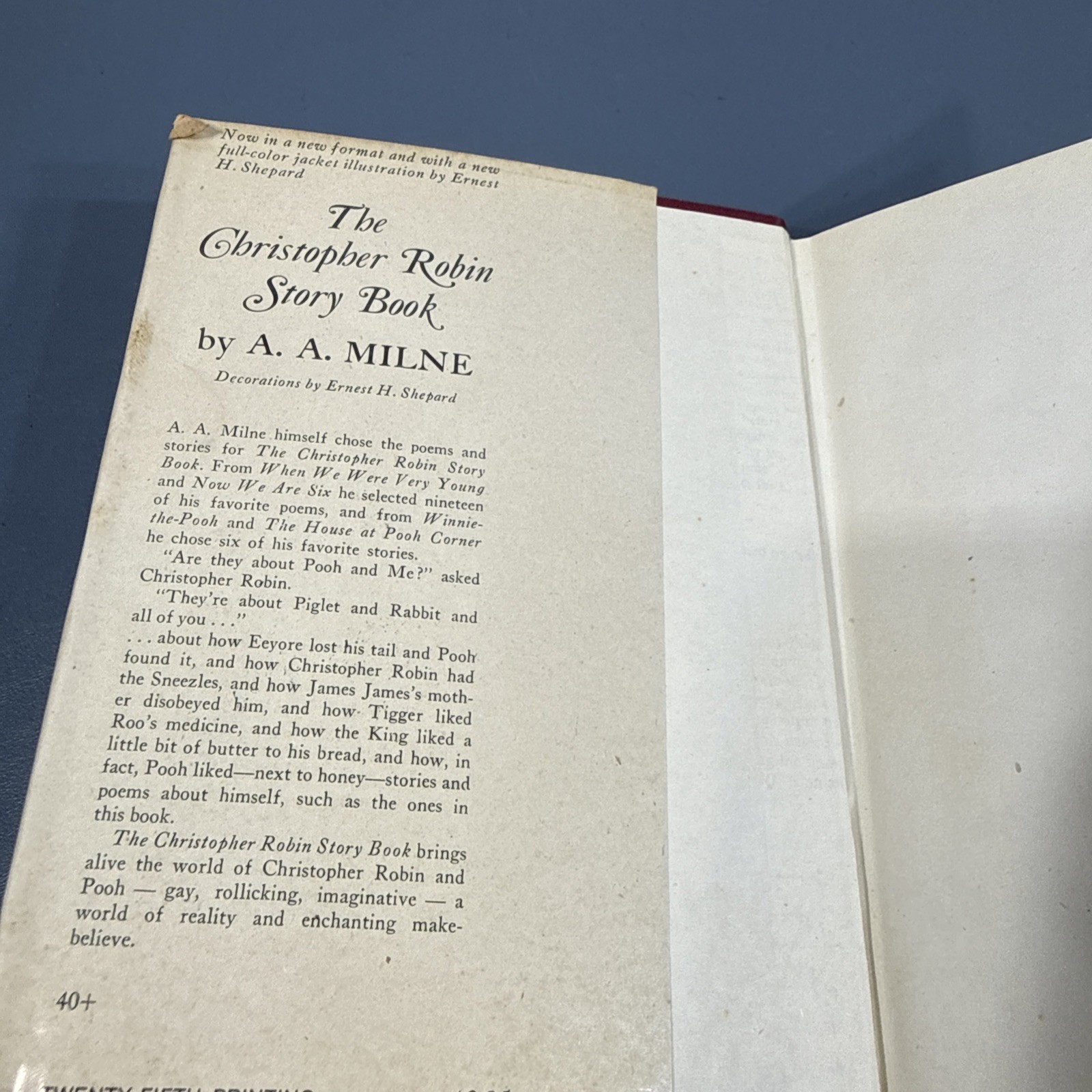 The Christopher Robin Storybook A. A. Milne 1957 Decorations Ernest H. Shepard