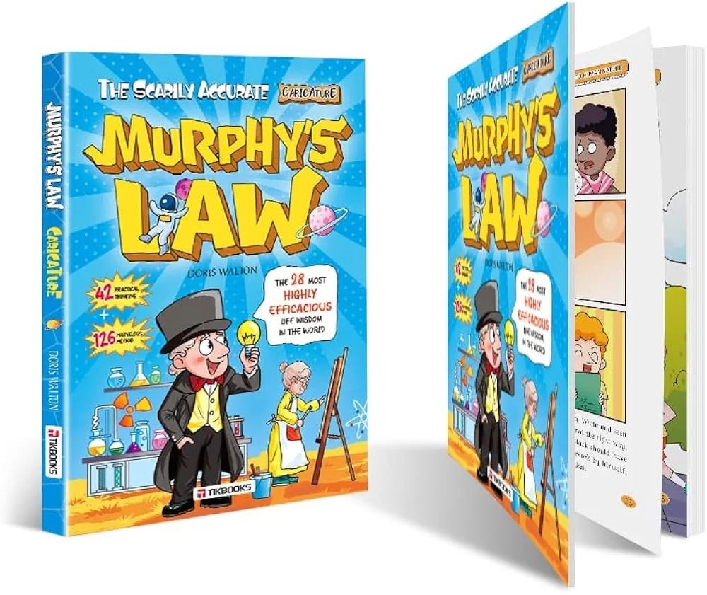 Murphy&rsquo;s Law Learning Book for Kids 8-12 with 128 Pages Paperback Illustrated