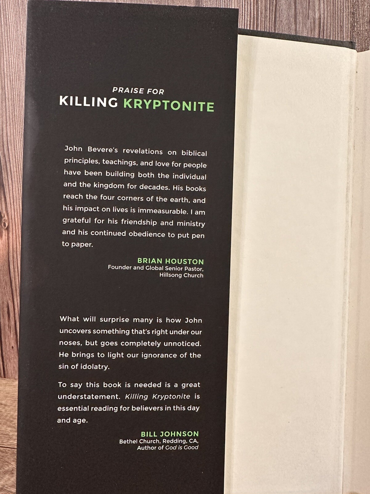 Killing Kryptonite: Destroy What Steals Your Strength By John Bevere Hardback