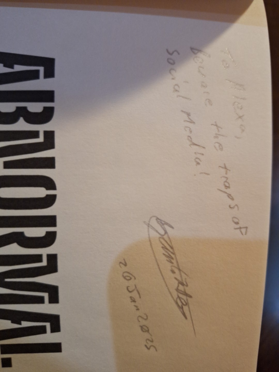Abnormal Ends by Bryan McBee (2023, Trade Paperback) SIGNED
