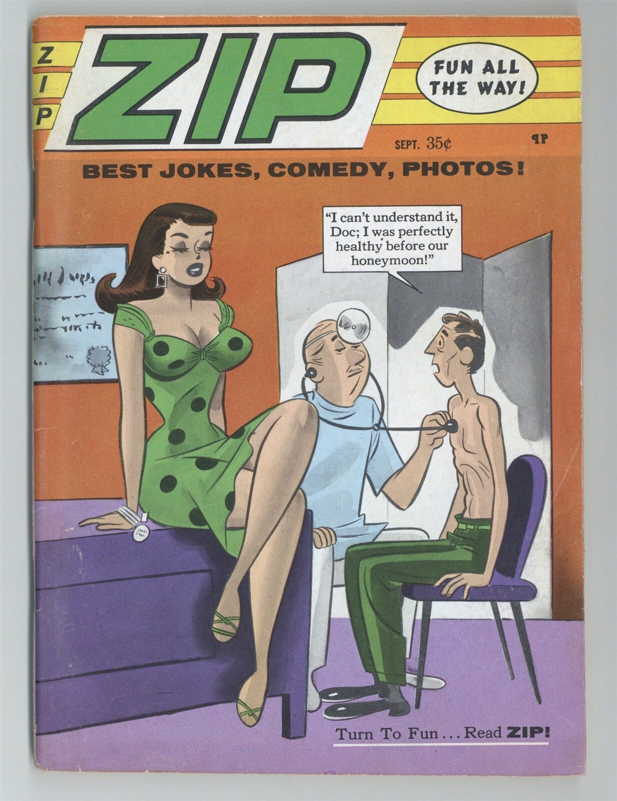Zip #11 Raquel Welch, Sophia Hardy 1969 Bill Ward Timely Features Marvel