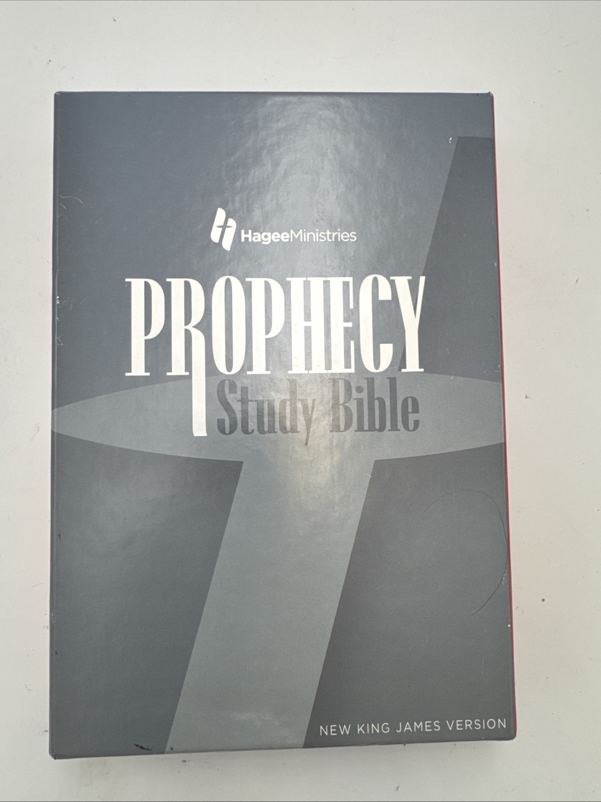 Prophecy Study Bible John Hagee Ministries NKJV- Black Leather-w/ Original Box