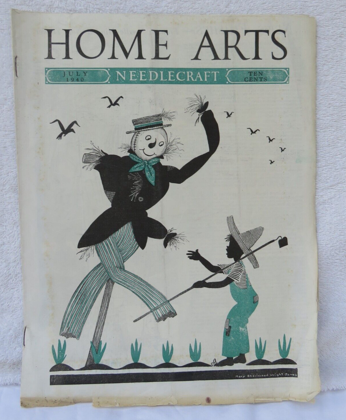 Home Arts Needlecraft Magazine July 1940 – 12 Pages – Free Shipping