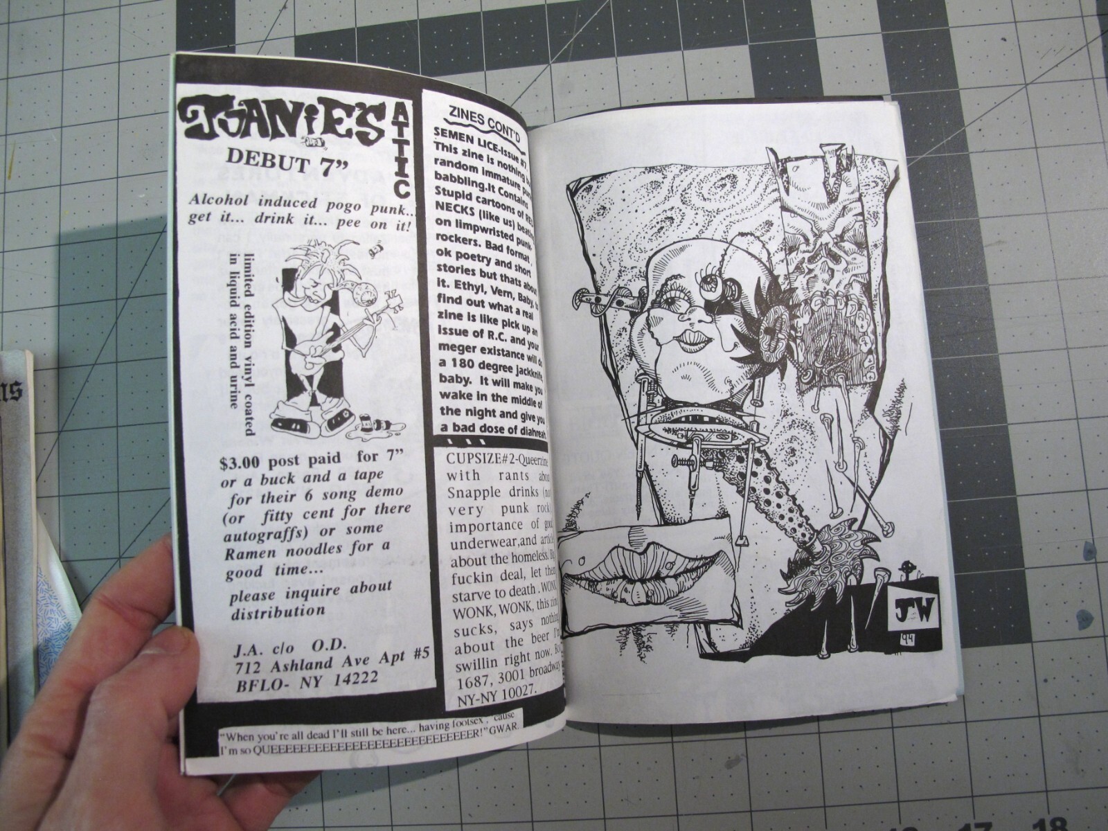 vtg 1990s Goth – Rotten Crabapple Zine #11 Catalogue shirts reviews +