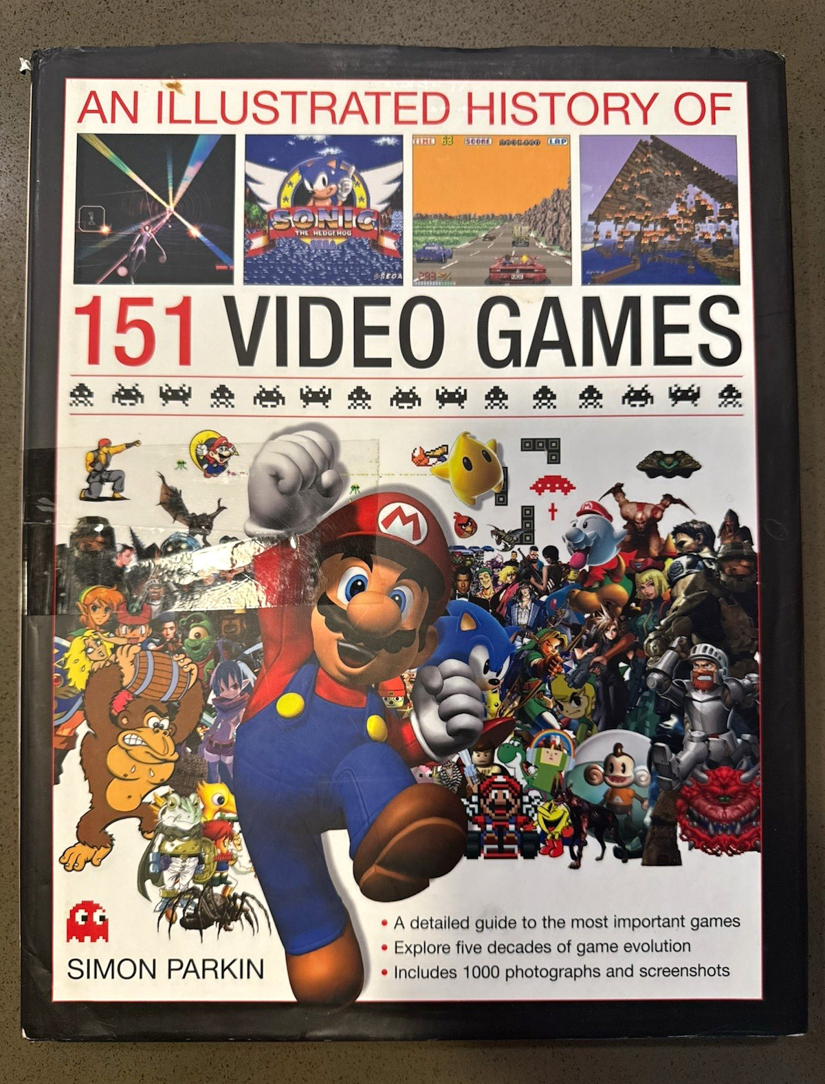 An Illustrated History of 151 Video Games Simon Parkin Hardcover Illus YA
