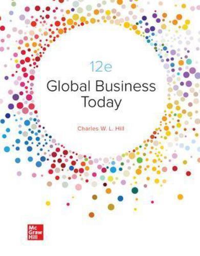 Global Business Today, Hill, Charles, 9781264067503