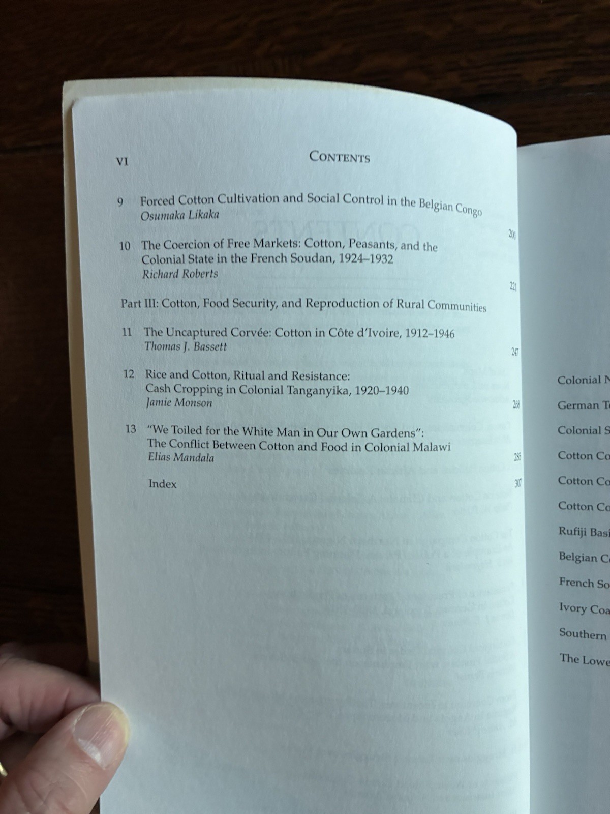 Cotton, Colonialism, and Social History Allen Isaacman PB 1995 Social History o…