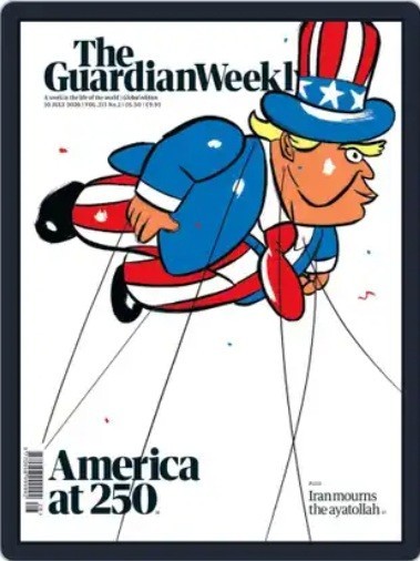 The Guardian Weekly (« America at 250 », 7/10/2026) $9.99!!! Free shipping