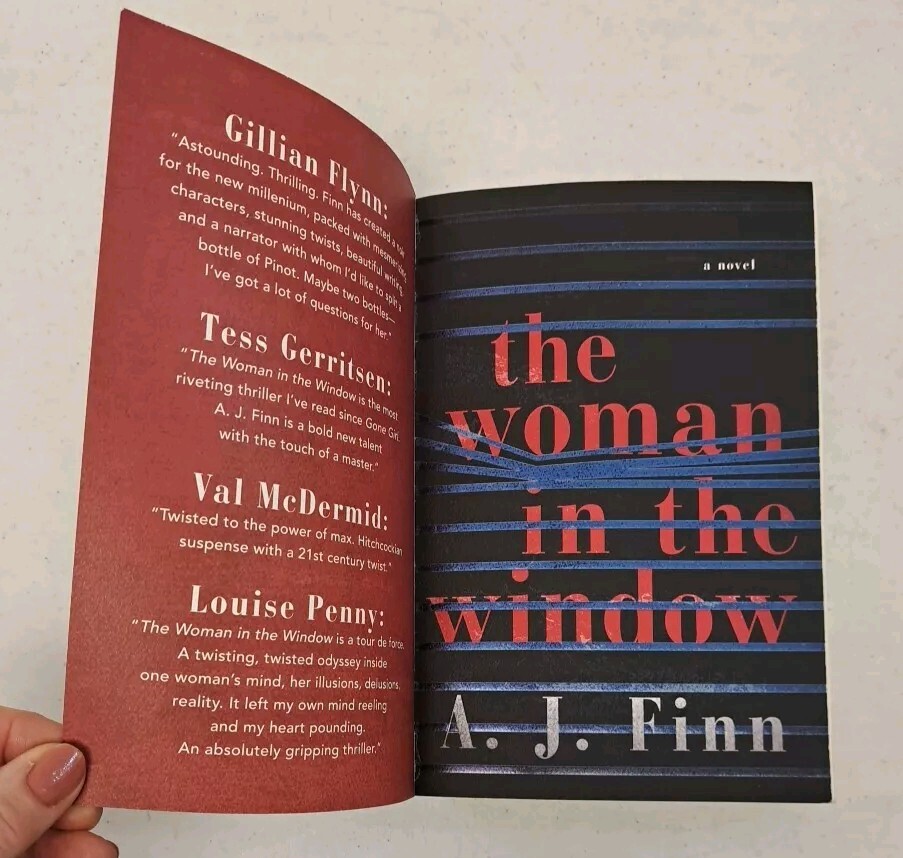 RARE signed advanced reader&rsquo;s edition by A.J. Finn-The Woman in the Window