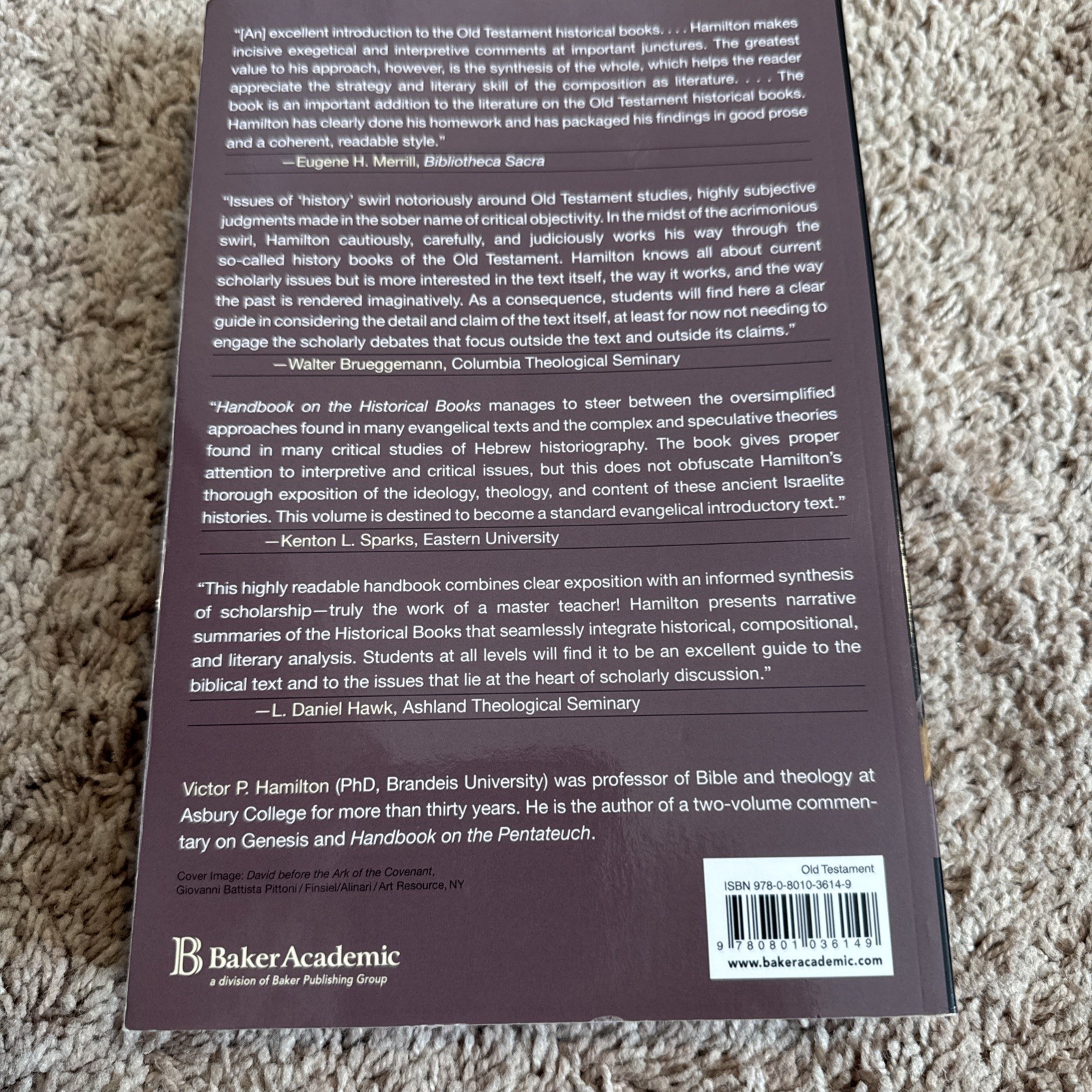 Handbook on the Historical Books : Joshua, Judges, Ruth, Etc. Victor Hamilton