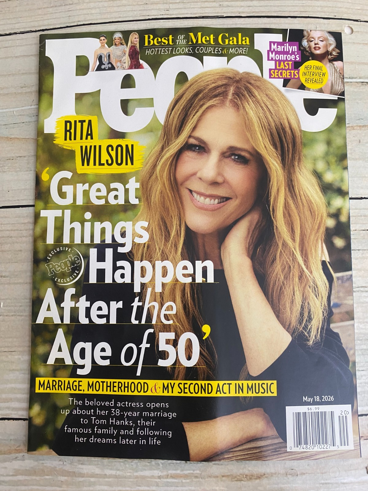 People Exclusive Magazine May 18/ 2026 Issue 20 Rita Wilson Marilyn Monroe&rsquo;s