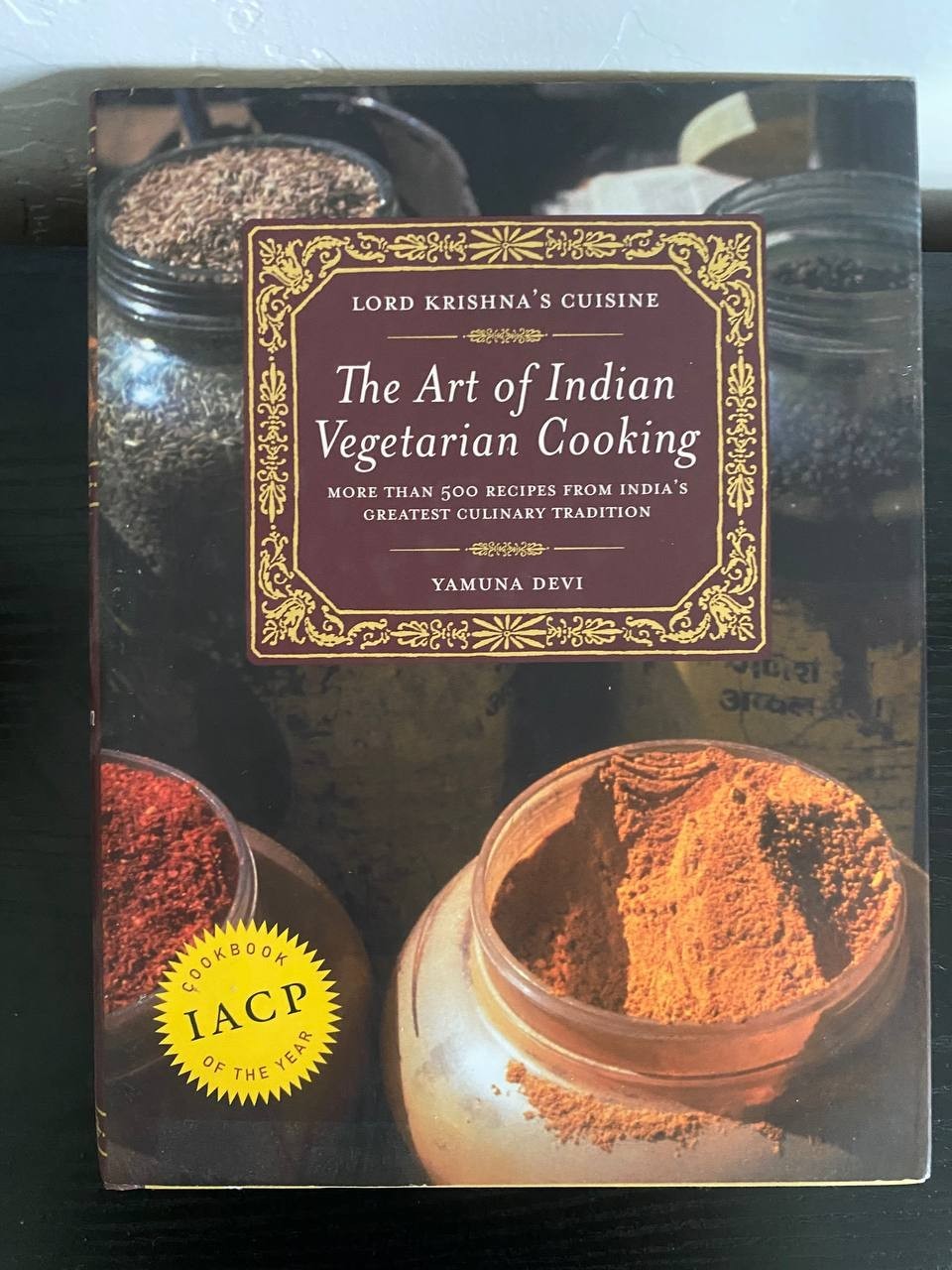 Lord Krishna&rsquo;s Cuisine Indian Vegetarian Cooking Yamuna Devi Hardcover Cookbook