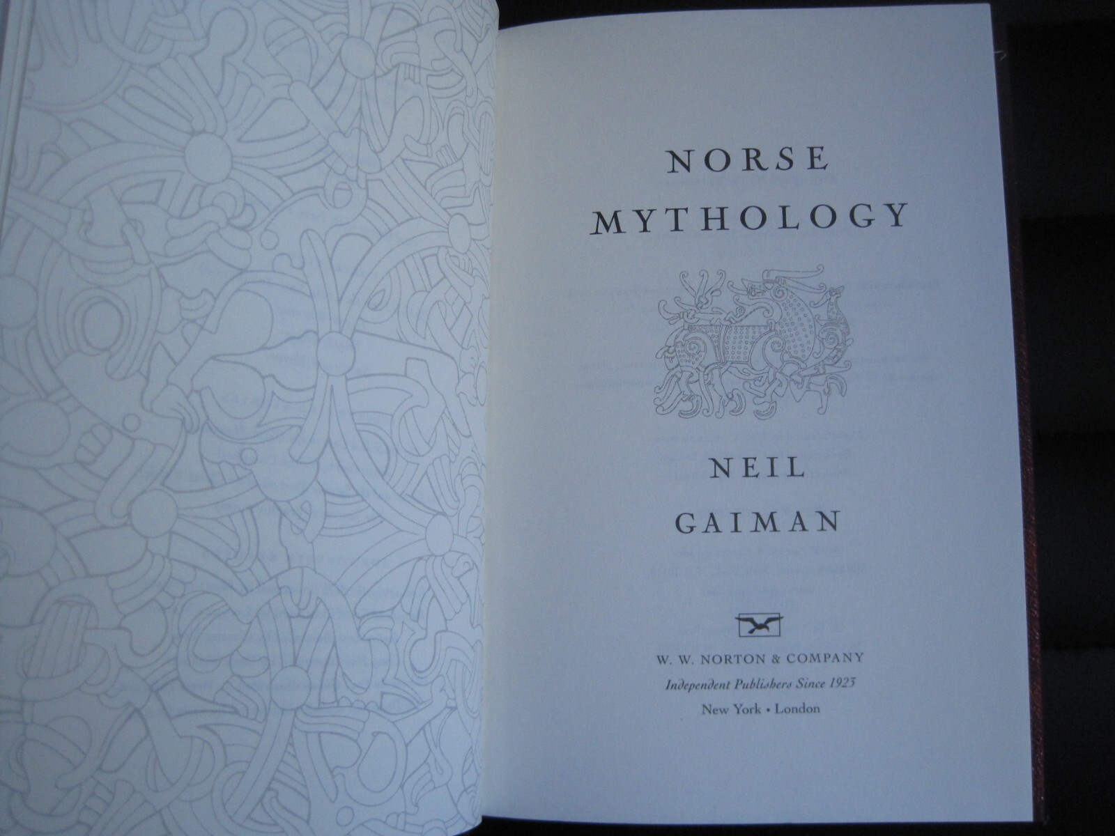 NEIL GAIMAN SIGNED – NORSE MYTHOLOGY – Special Limited Edition The American Gods