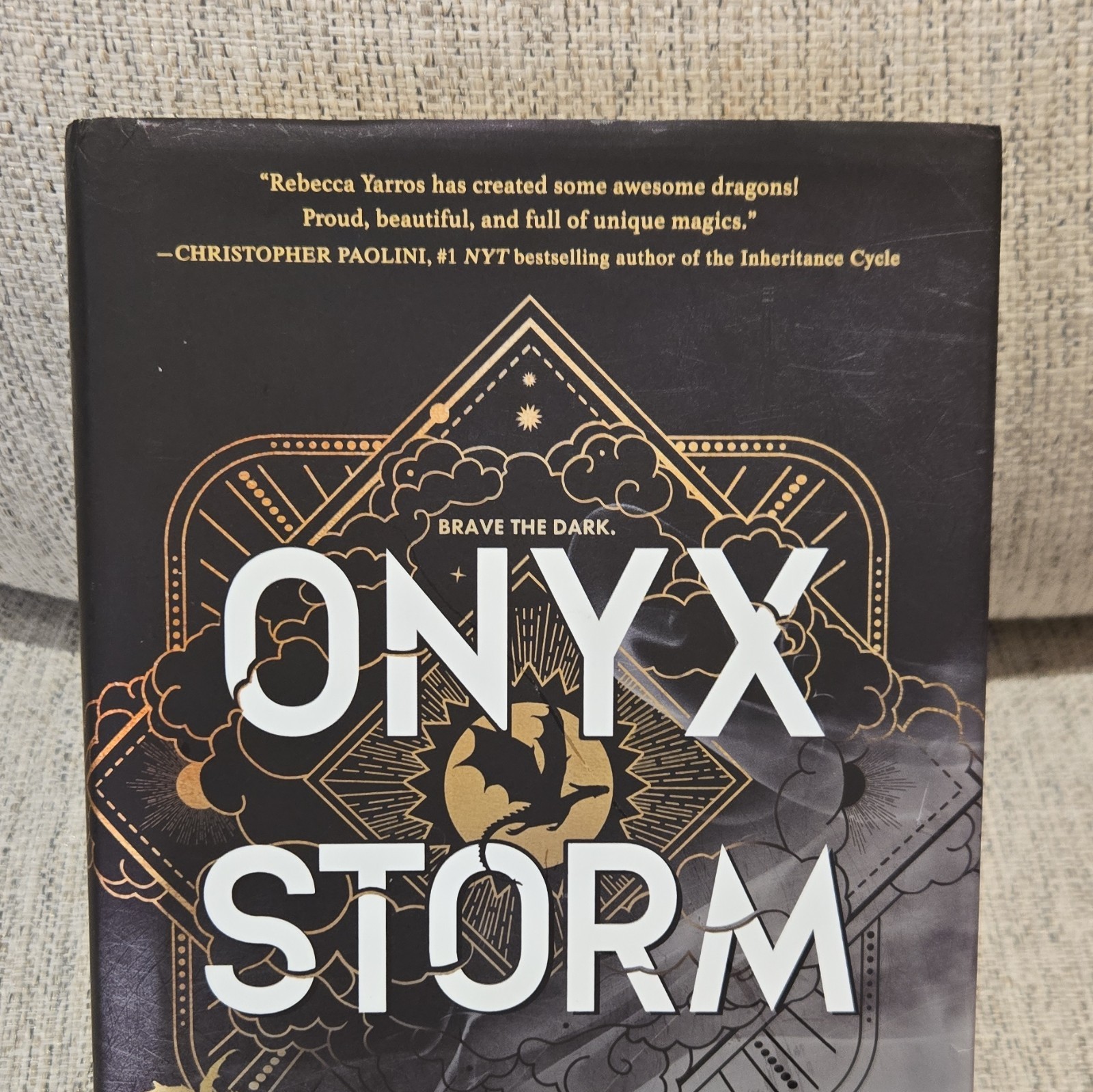 Rebecca Yarros Onyx Storm The Empyrean Ser. Hardcover Fantasy Novel Dust Jacket
