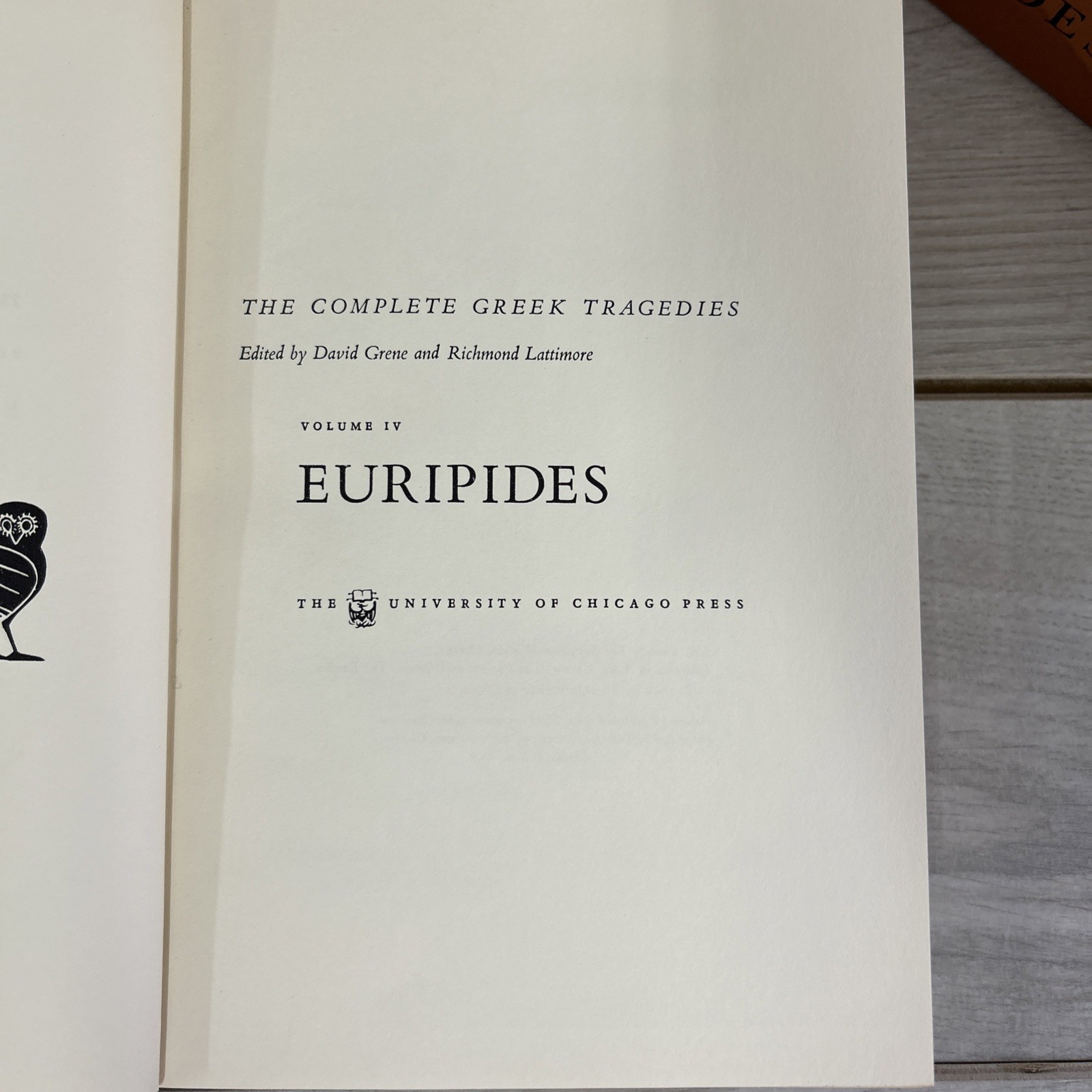 Euripides Sophocles Euripides 3of 4 Set B2